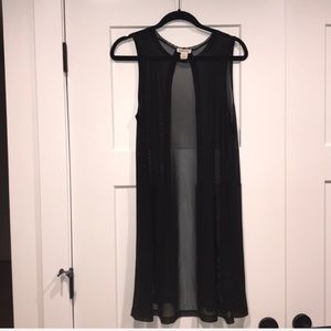 UO x Silence + Noise Mesh Sleeveless Open Back Top